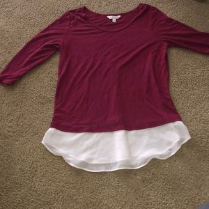 Maroon Top